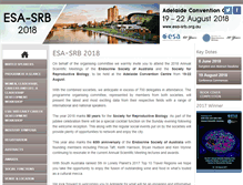 Tablet Screenshot of esa-srb.org.au